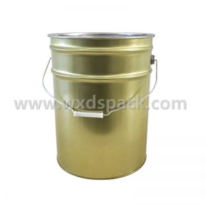 20L konischer Goldmetall-Chemikalieneimer