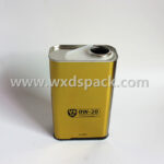 Goldfarbene 1-Liter-Mini-Dose im F-Stil für Schmiermittel