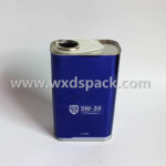 1L Empty Oil Tin Can with Japan Squeeze Cap
