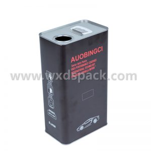 1L Matte Black Fertige quadratische Autolackdose