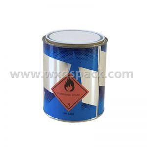 1L Mini Round Paint Dosen mit normalem Deckel